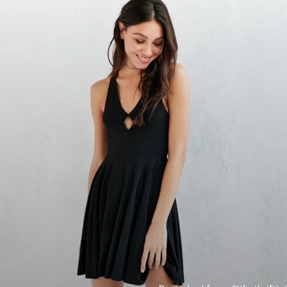 Urban outfitters dress shirt black NWT
